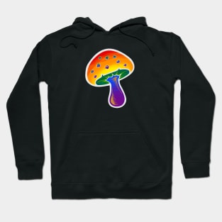 LGBTQIA Rainbow Pride Mushroom Hoodie